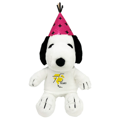 Snoopy｜Peanuts 75th Anniversary Party Hat Series Plush Dolls/Plush Toy｜W13cm/D14cm/H21cm approx.