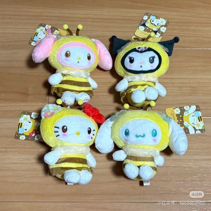 Sanrio｜Bumblebee Mascot Pouch Keychain｜5.0 x 10.0 x 14.0cm approx.
