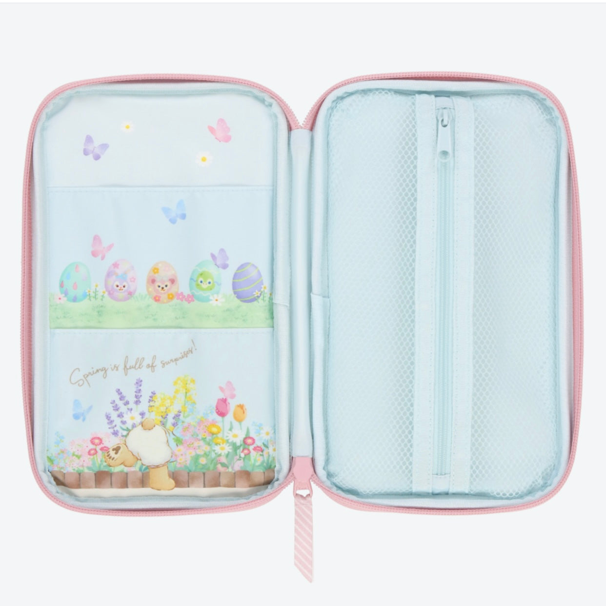 Disney迪士尼｜2024东迪春日复活节限定多功能收纳包/护照夹/手帐包/前后内里都可爱｜約22×13cm