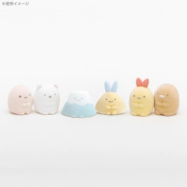 Sumikko gurashi角落生物｜San-X Petit Mascot婴儿宝宝植绒硅胶mini摆件｜约35×30×35mm