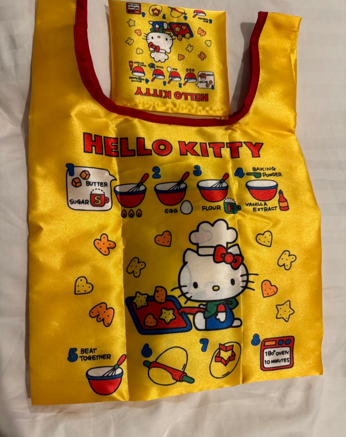 Sanrio｜Mni Eco Bag with storage pouch｜H420 x W270mm approx.