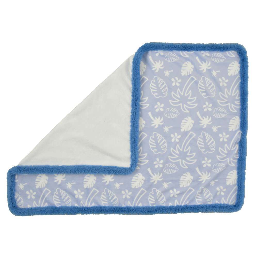 Disney ｜Blanket Tropical Pattern with Plush Toy东迪超好摸坐姿毛绒玩偶抱印花毯子/公仔/带毛毯｜约高 28 x 宽 20 x 深 21cm