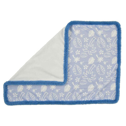 Disney ｜Blanket Tropical Pattern with Plush Toy东迪超好摸坐姿毛绒玩偶抱印花毯子/公仔/带毛毯｜约高 28 x 宽 20 x 深 21cm