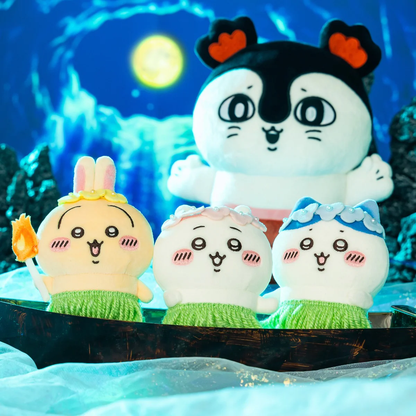 chiikawa｜Movie Mascot Holder /Plush Keychain｜H110 x W90 x D50 mm approx.