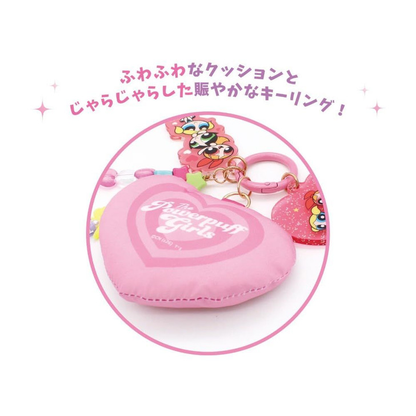 Powerpuff Girls｜Jingly Cushion Keychain/Keyring｜4.5 x 10.9 x 11.0cm approx.
