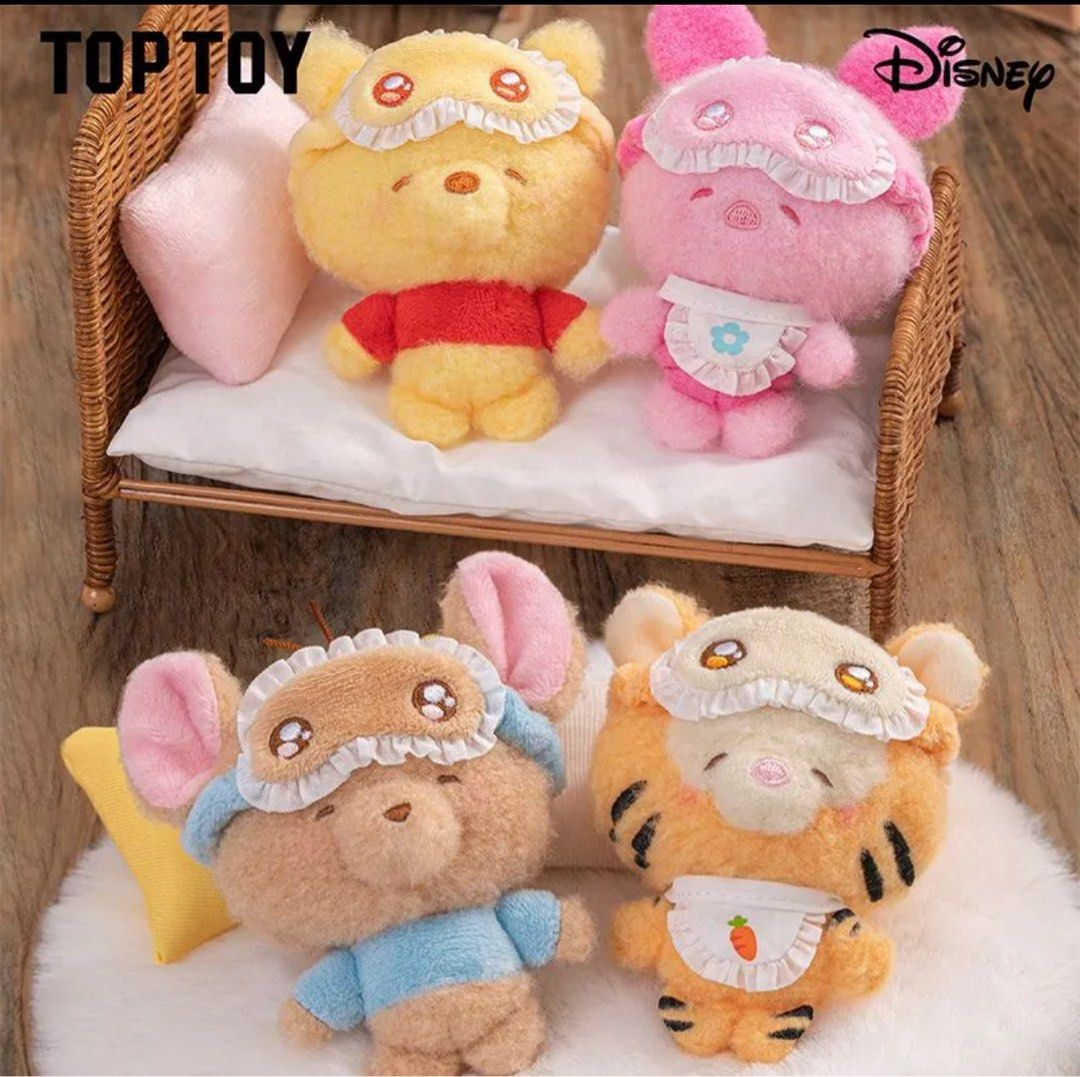TOP TOY Disney Squinting Sleepwear Series Plush Pendant Blind Box
