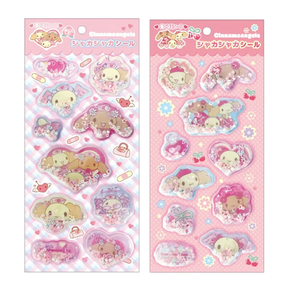 Sanrio｜Cinnamo Angels Shaker Stickers｜H185 x W95 x D5mm approx.