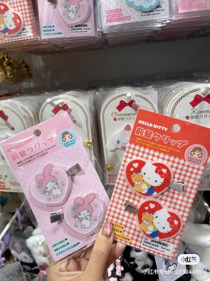 Sanrio｜ Bangs Clip Set｜ 7×1×4cm approx.