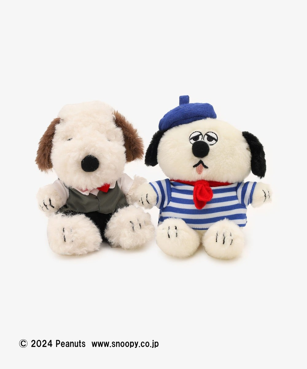 Snoopy史努比｜PEANUTS x Afternoon Tea下午茶联名巴黎铁塔系列玩偶套组｜6个1组谢谢
