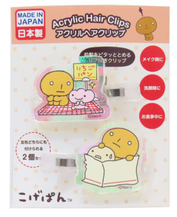 SANX｜Aurora Acrylic Hair Clip - Kogepan｜2 piece