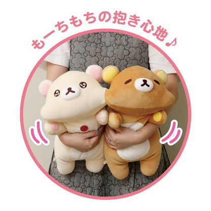 Rilakkuma轻松熊｜趴趴mochi手感公仔/玩偶/抱枕｜約160×240×410mm