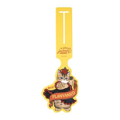 Mofusand｜mofumofu Journey Die-cut Luggage Tag｜H226 x W65 x D2mm approx.