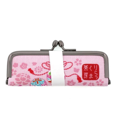 Rilakkuma轻松熊｜茶房限定小款零钱包/印鑑包｜约L105×W10×H15(mm)
