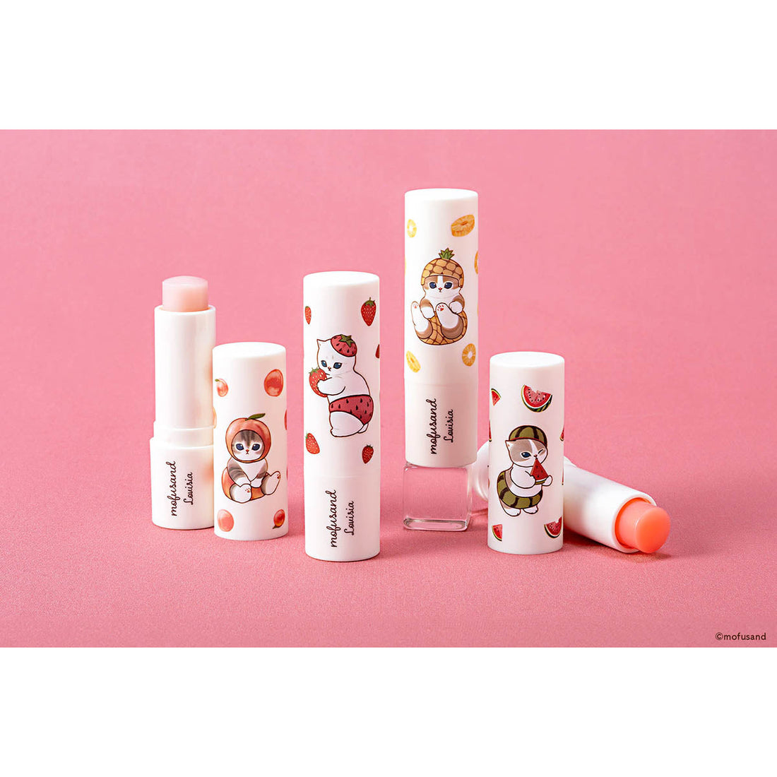 Mofusand｜Lovisia Lip Balm｜H120 x W86 x D22mm approx