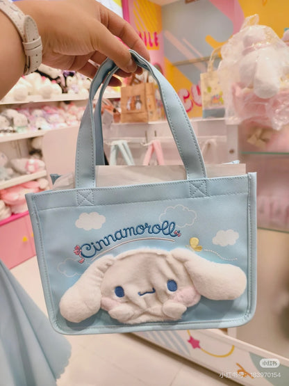 Sanrio｜Cinnamoroll Plump Cheeks Handbag｜28×14×20cm approx.