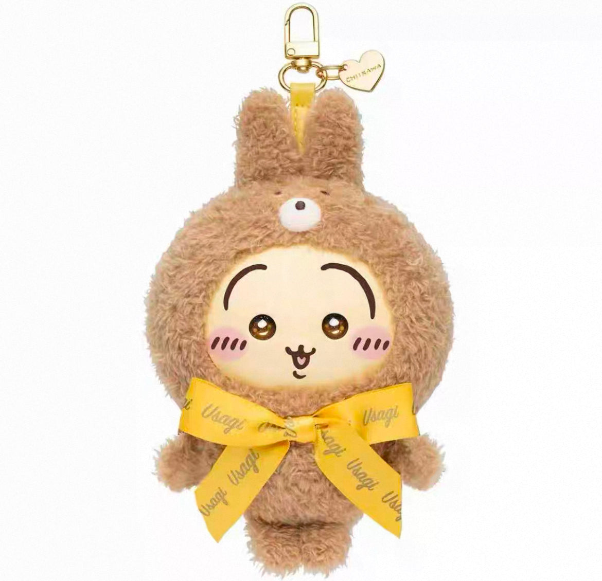 【not blind box style】chiikawa｜Kiramekko Teddy Bear Mascot Holder /Plush Keychain｜H140×W115×D75mm approx