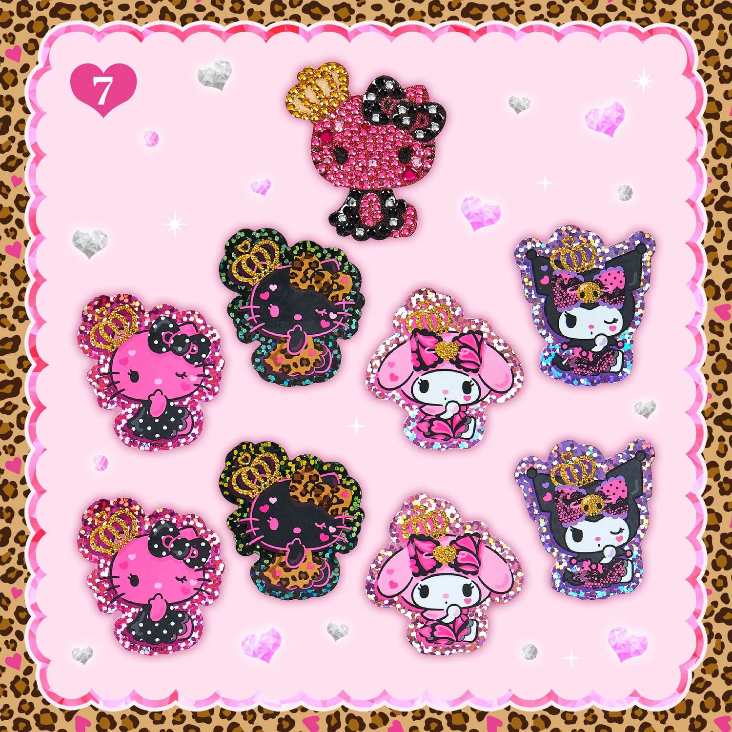 Sanrio｜Maximum Gyaru Style Sticker Set｜9 pieces