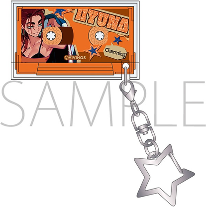 Alien Stage｜Find your Plus One! Cassette-shaped Keychain｜W6 x H3.6cm approx.