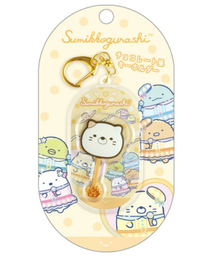 Sumikko gurashi｜Dreaming Idol Chocolate Style Acrylic Keychain/Keyring｜80×44×7mm approx.
