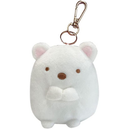 Sumikko gurashi｜Plush Key Cover with Reel/Key Holder｜H8.5 x W7 x D8cm approx.