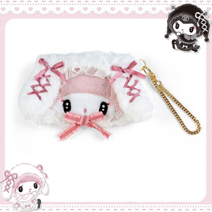 Sanrio｜第三代暗黑地雷限定毛绒卡包｜约16×3×9cm