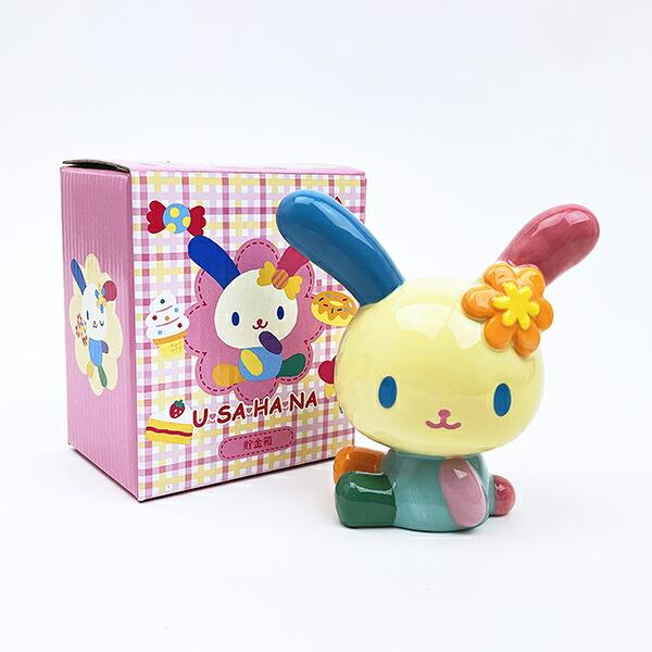 Sanrio｜Usahana Piggy Bank｜11cm×12.5cm×8.5cm approx.