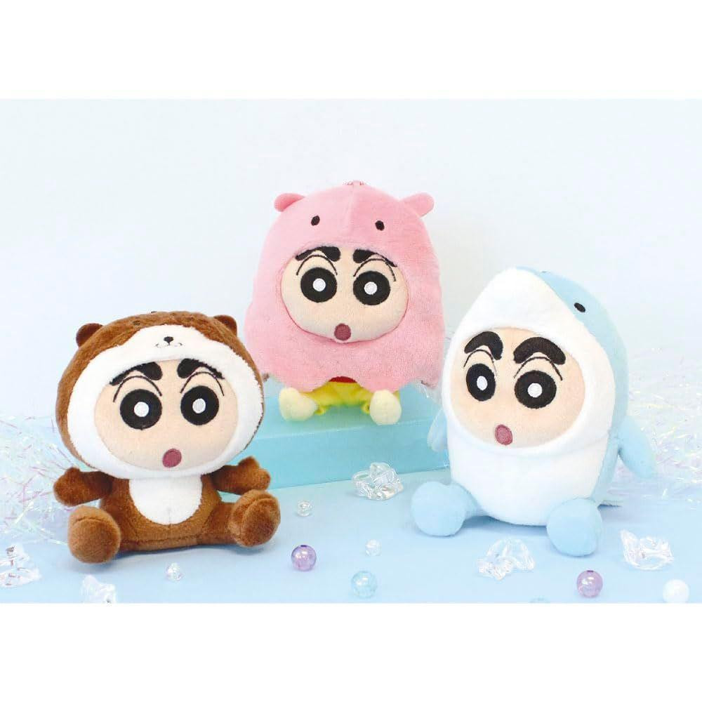 Crayon shin-chan｜Aquarium Mascot Holder /Plush Keychain｜8.5 x 12.5 x 12.2cm approx.