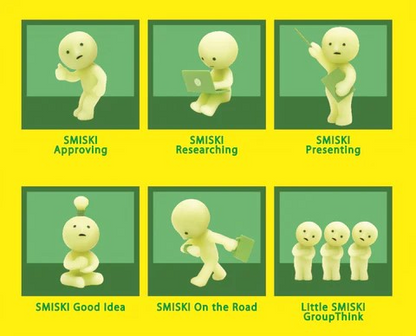 SMISKI｜Mini Figures - At Work mystery bag/blind box/All 6 types｜1pcs