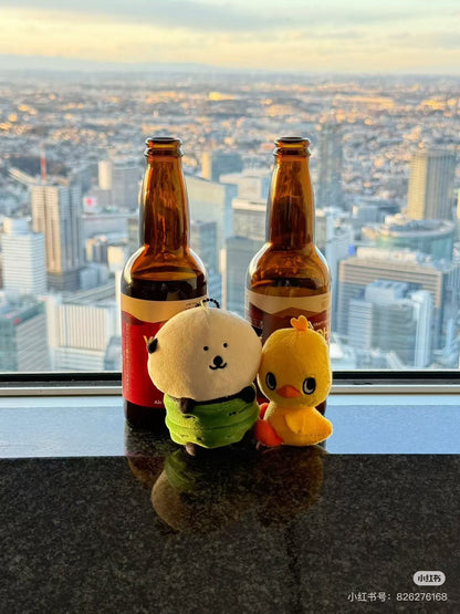 Nagano｜Characters Nagano Aquarium Mascot Holder/plush keychain｜H115 x W120 x D80mm approx.