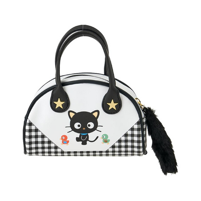 Sanrio｜Mini Boston Pouch Cat Club Noraneko Land｜17.5 x 17.0 x 7.0cm approx.