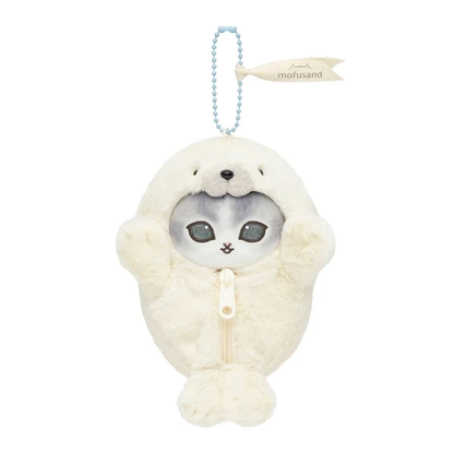 mofusand｜Fluffy Sea Creature Mascot Holder /Plush Keychain｜165×100×70mm approx.