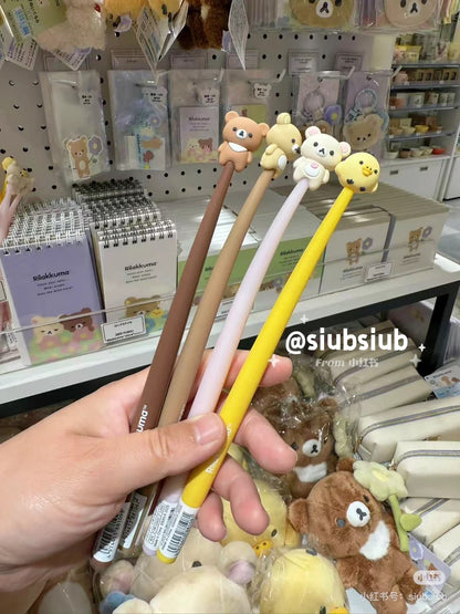 Rilakkuma｜Flower Kunekune Ballpoint Pen  ｜100×100mm aprrox.