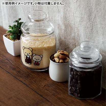 Rilakkuma轻松熊｜密封咖啡豆储藏罐/收纳罐｜約140×Φ85mm