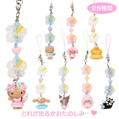 Sanrio｜Sparkling Summer Pool Tan Sunburned Strap mystery bag/blind box/All 8 types｜1pcs