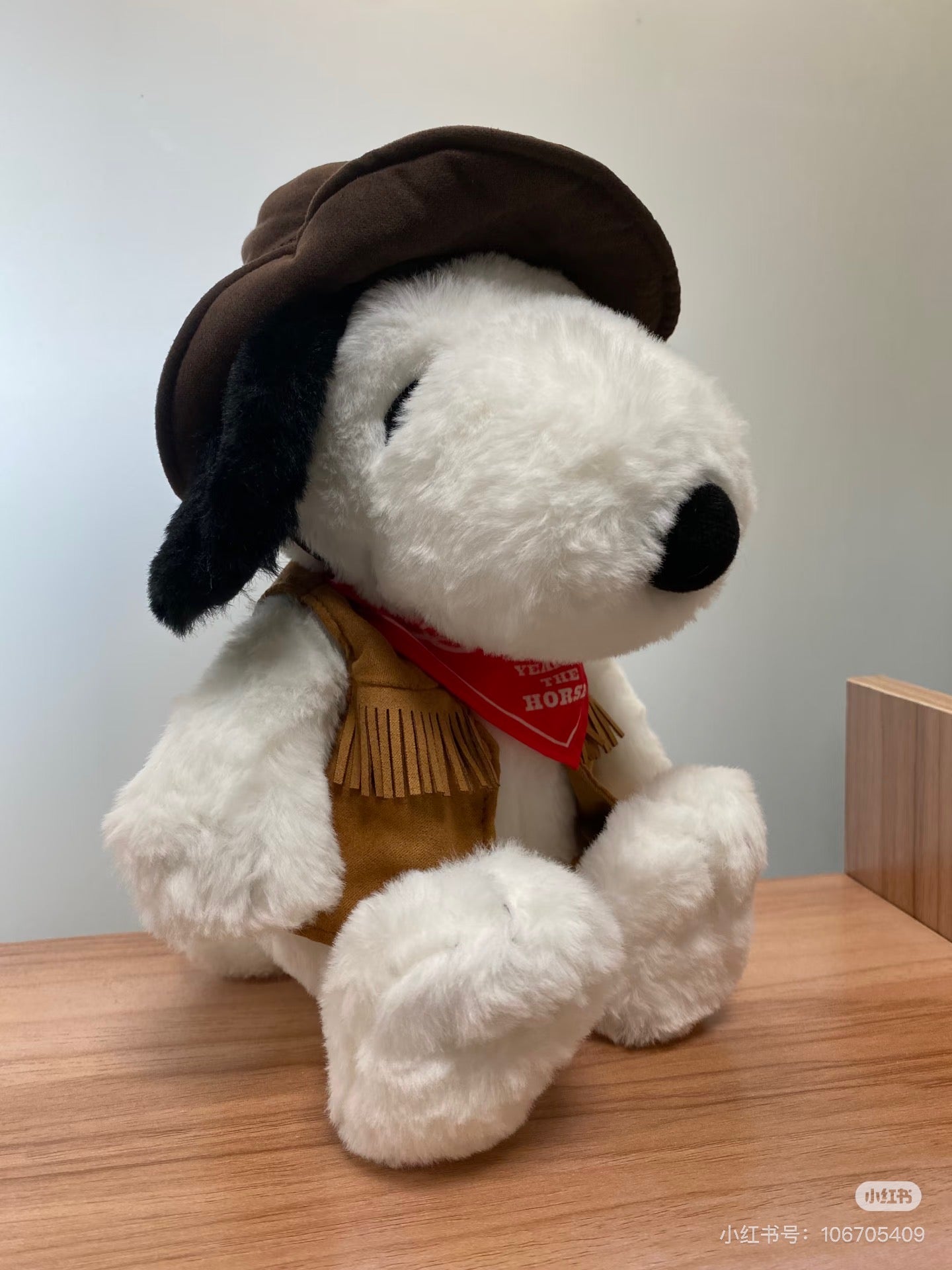 Snoopy｜Peanuts Cowboy Plush Dolls/Plush Toy｜H33 x W16 x D15cm approx.