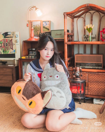My neighbor totoro｜Low Resilience Cushion Large Totoro 宫崎骏龙猫靠垫｜约43 x 36 cm