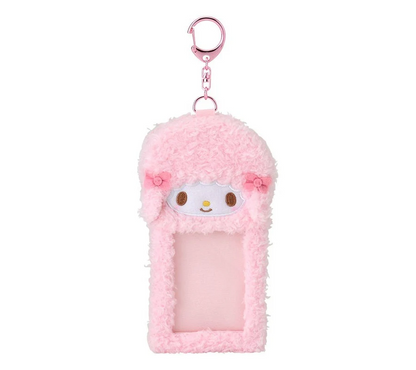 Sanrio｜ENJOY IDOL SERIES Fluffy Photocard Holder Keyring｜3.4 x 9.3 x 17.2cm approx.