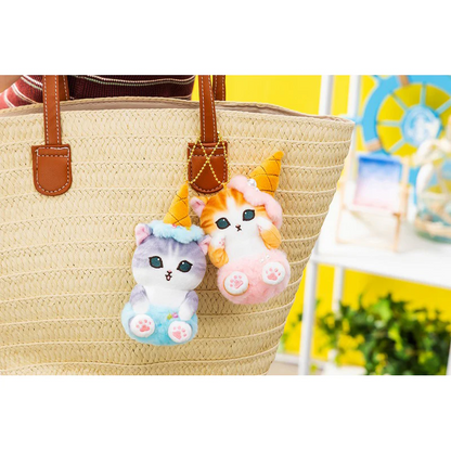 Mofusand｜Mascot Holder - Cat / Ice Cream Nyan Soda｜140×70×90mm approx.