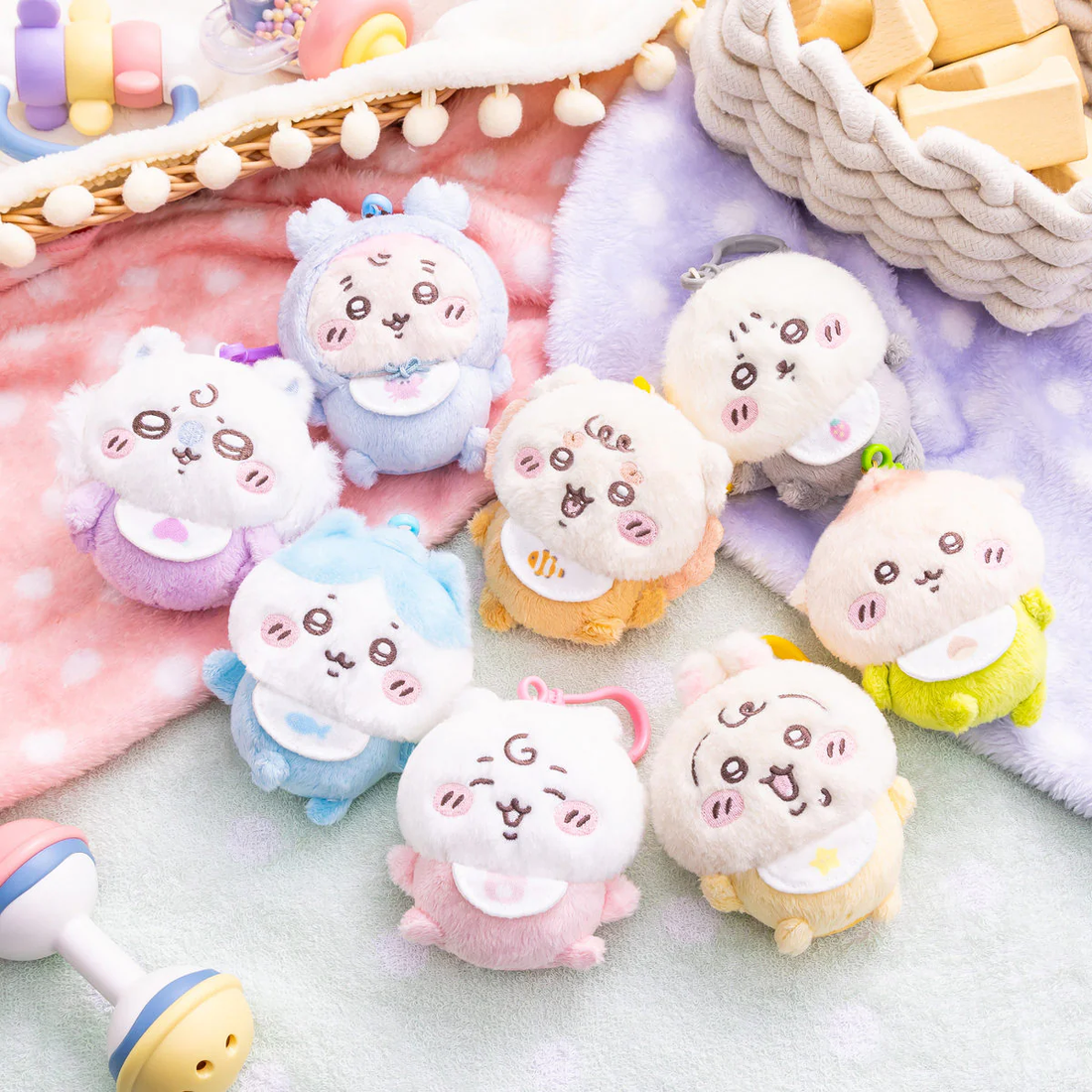 【limit 1】chiikawa｜Chiikawa Baby Mascot Holder /Plush Keychain｜H100×W80×D50mm approx.