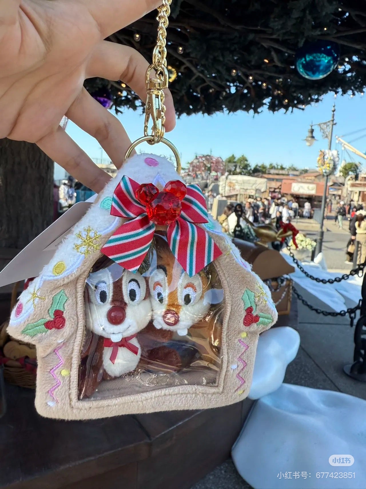 Disney迪士尼｜东迪2024圣诞限定 mini毛绒挂件/吊坠/拉链头/手机扣