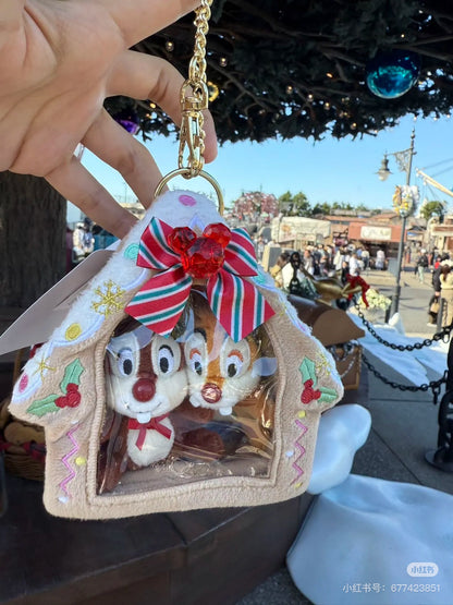 Disney迪士尼｜东迪2024圣诞限定 mini毛绒挂件/吊坠/拉链头/手机扣