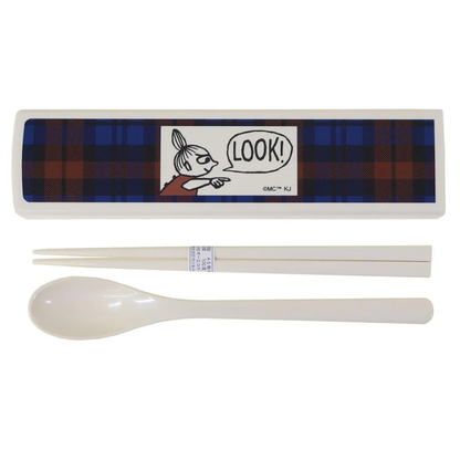 Moomin｜Chopsticks &amp; Spoon Twin Set｜191 x 48 x 18 mm approx.
