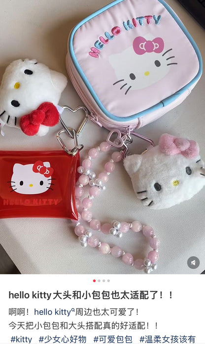 Sanrio｜Square Pouch - New Life 2025｜12.5×6×12.7cm approx.