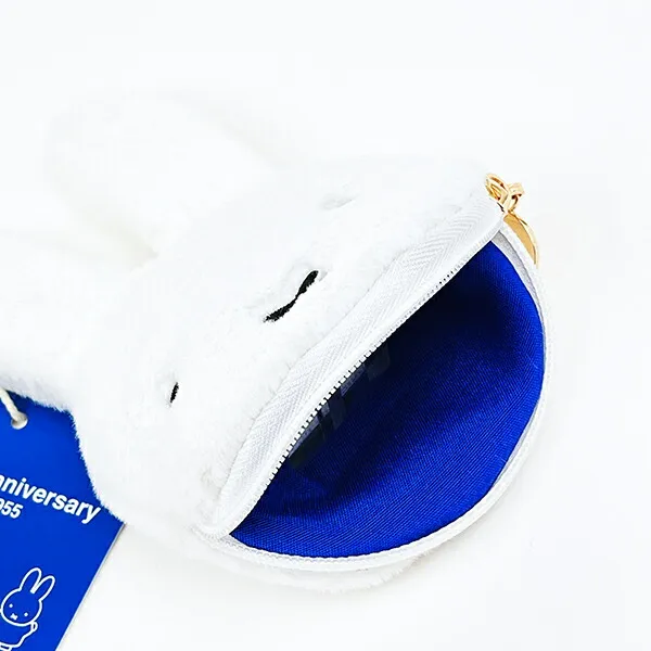 Miffy｜70th coin case, round ear pouch｜ 15cm×9.5cm×2.5cm approx.