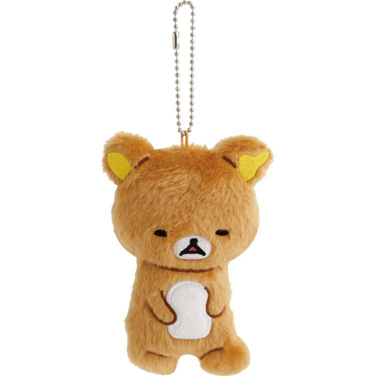 SANX｜Rilakkuma and Awawa Neko Hanging Mascot Holder /Plush Keychain｜90 x 85 x 25 mm approx.
