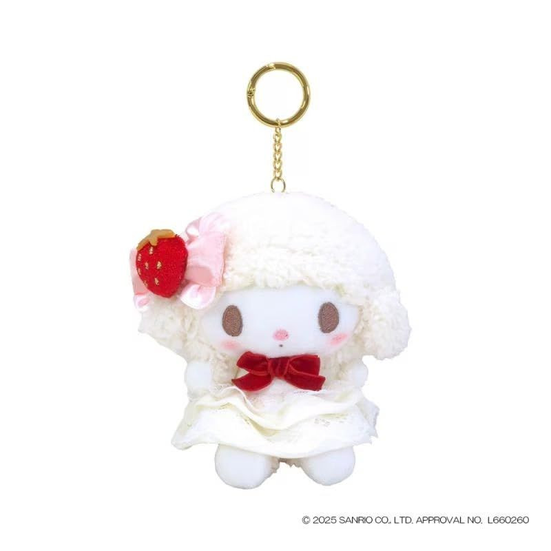 Sanrio｜Sweet Cakes Collection Mascot Holder /Plush Keychain｜15×6.5×11cm approx.