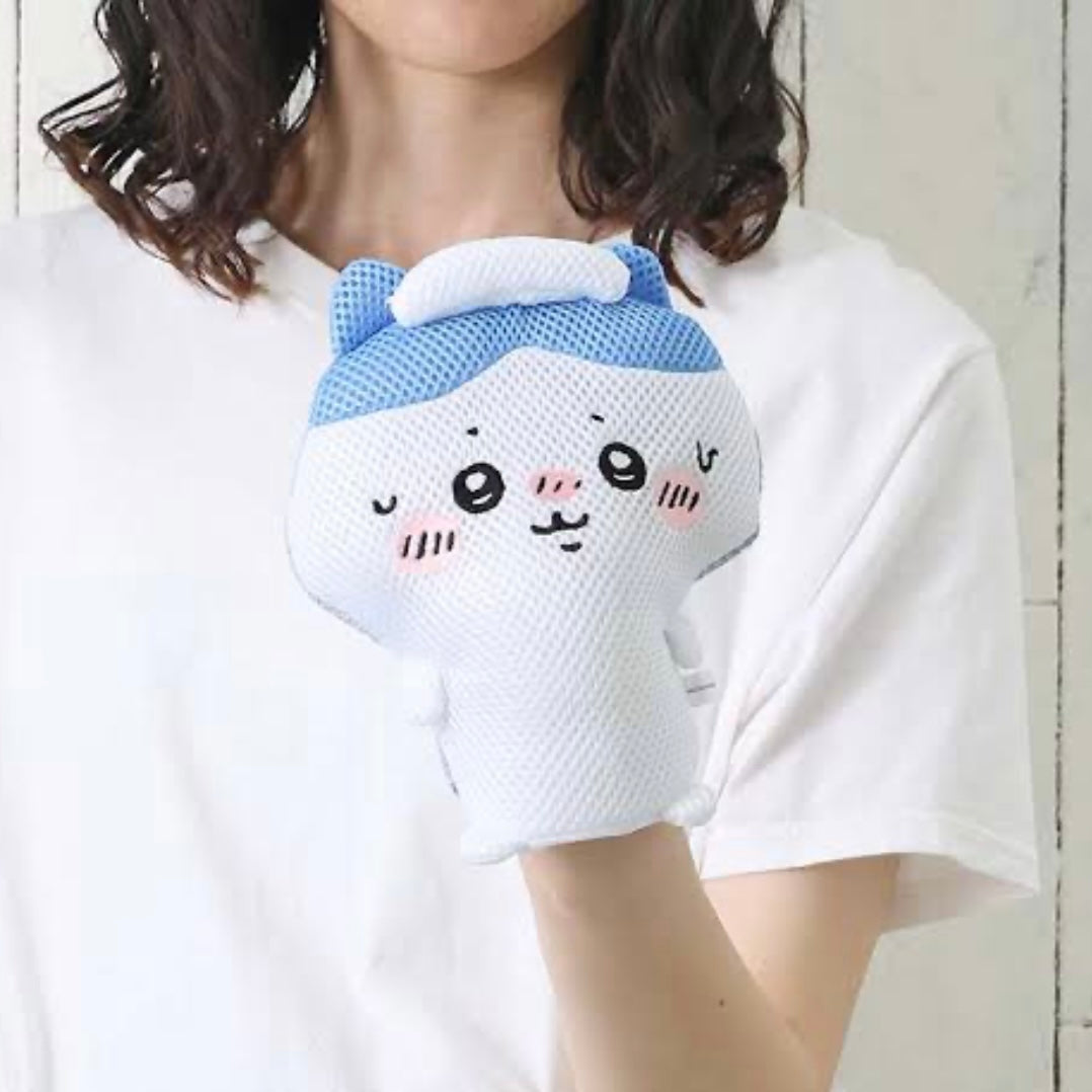 Chiikawa 吉伊卡哇｜沐浴手套/洗澡海绵/搓澡棉｜約H190×W165×D50mm