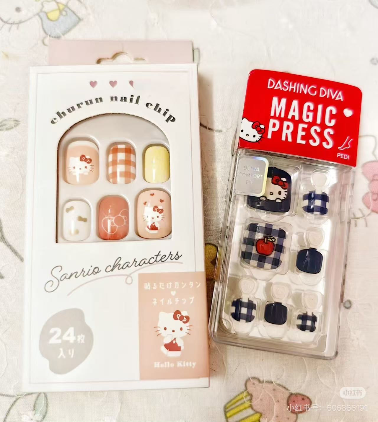 Sanrio｜Charming Jewellery Nail Sticker｜24 pieces