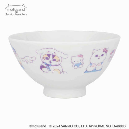 Mofusand｜Sanrio × Mofusand Tea Bowl｜Φ125×60mm approx.