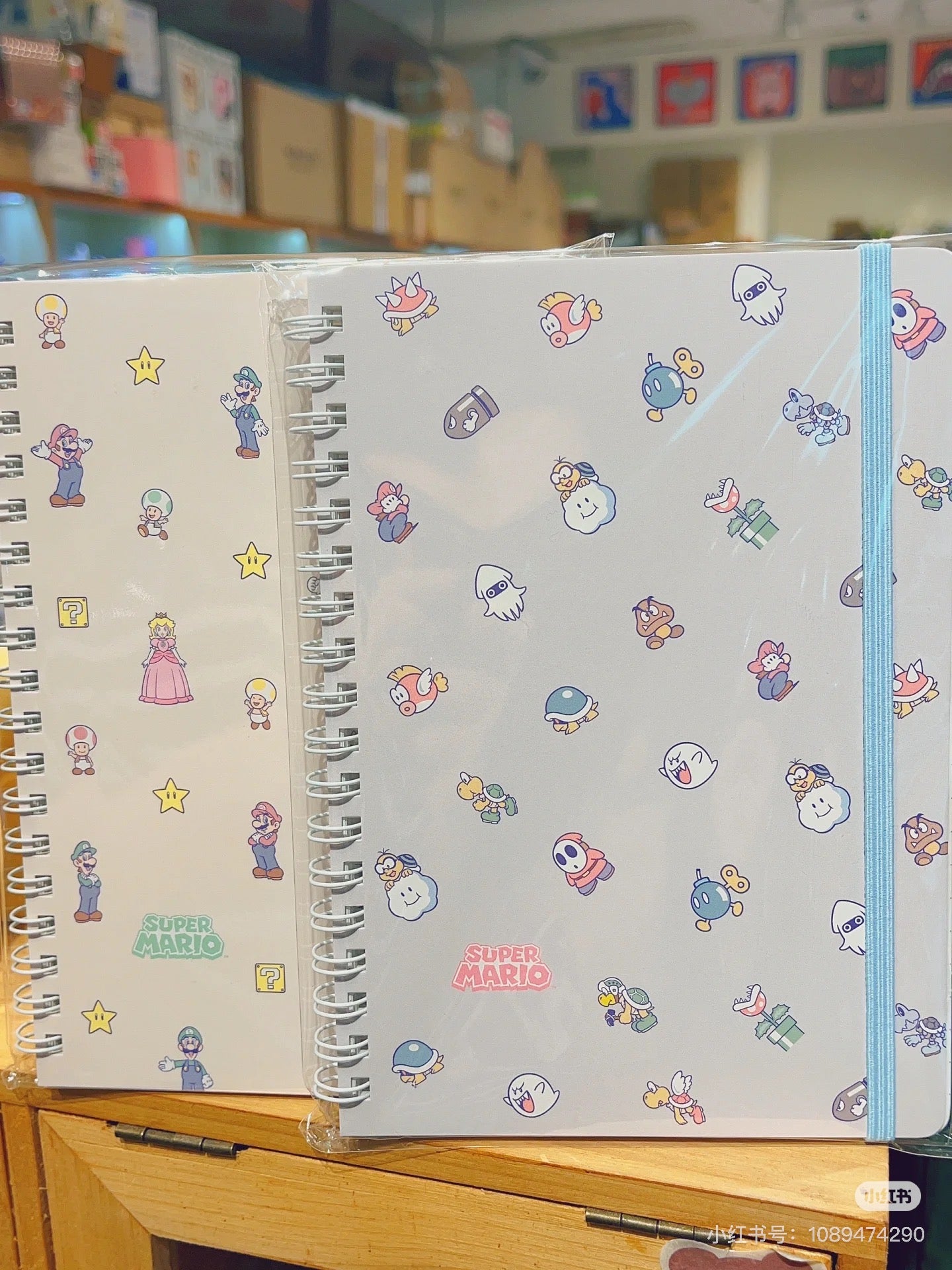 Nintendo｜Super Mario Brothers  B6 Ring Notebook｜60 pieces